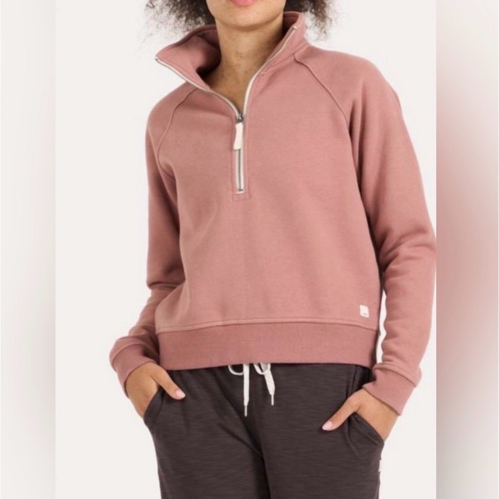Vuori Restore Half Zip (Light Terracotta)